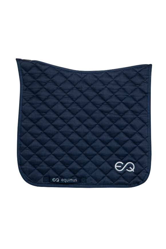 Bio-Baumwoll Schabracke "Navy" Dressur 2.0