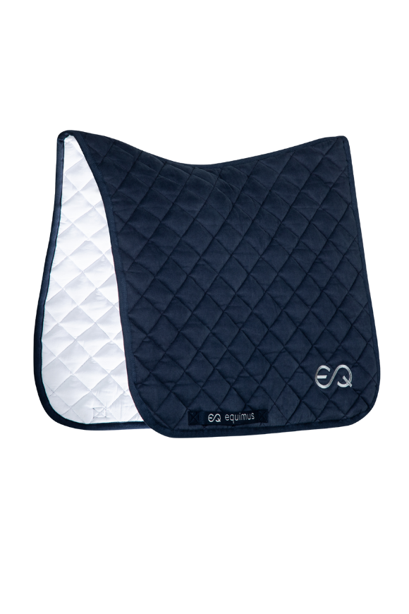 Bio-Baumwoll Schabracke "Navy" Dressur 2.0