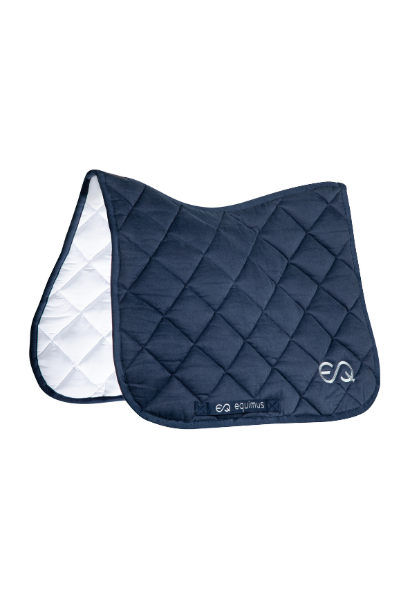 Bio-Baumwoll Schabracke "Navy" Springen/Vielseitigkeit 2.0