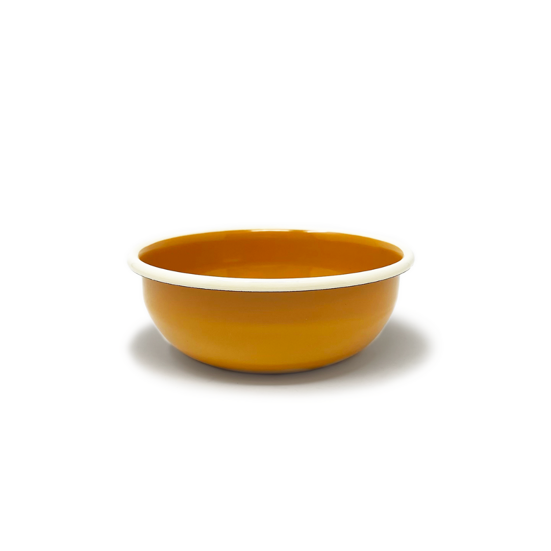 Futternapf aus Emaille "Balu" - Golden Amber