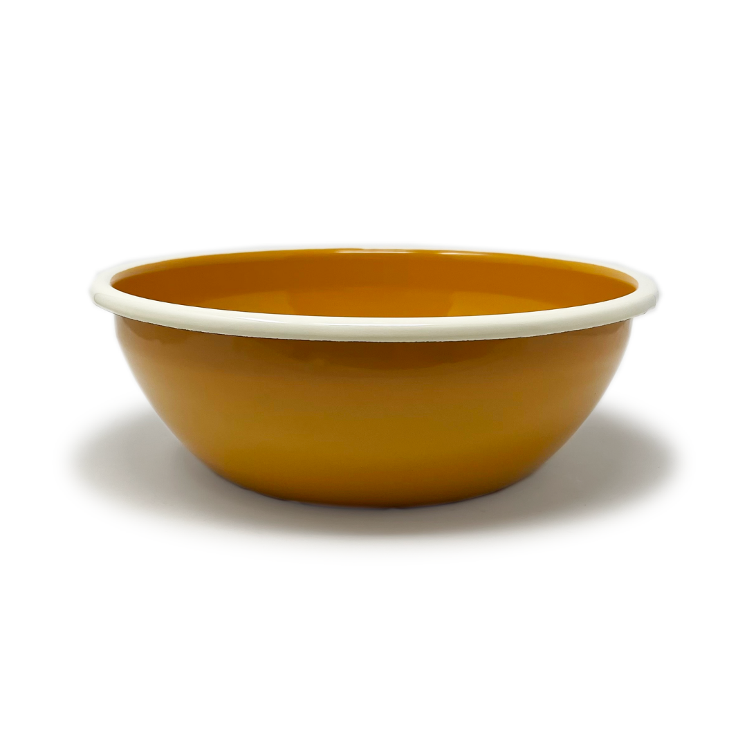 Futternapf aus Emaille "Balu" - Golden Amber