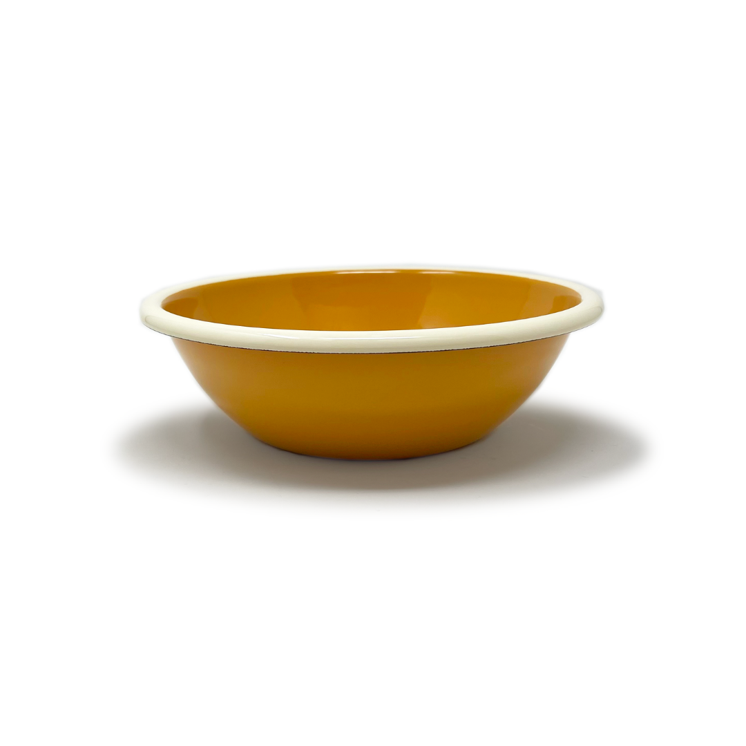 Futternapf aus Emaille "Balu" - Golden Amber