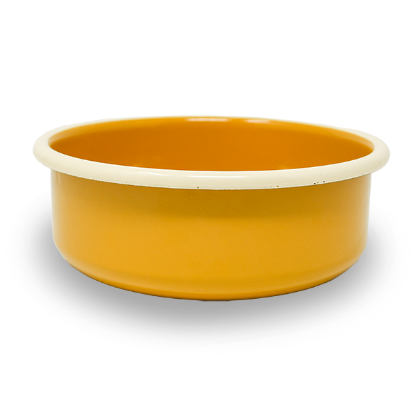 Futternapf aus Emaille "Nele" - Golden Amber