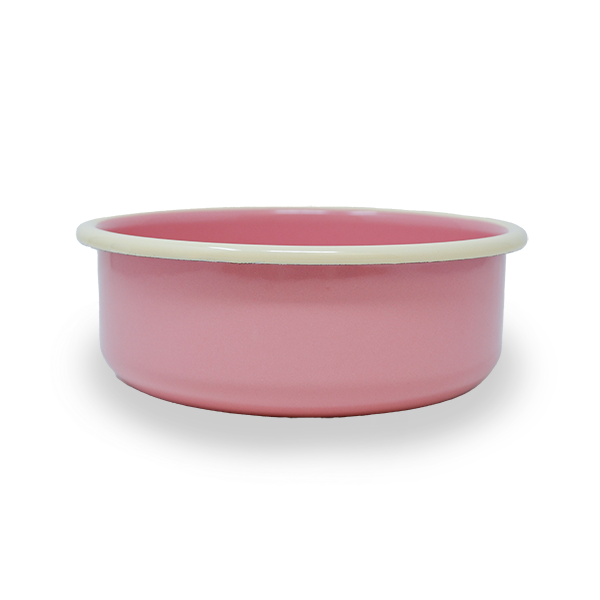 Futternapf aus Emaille "Nele" - Pink Berry
