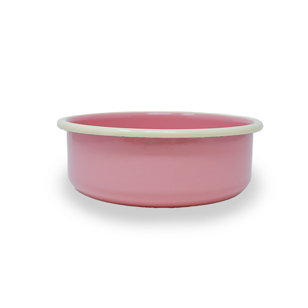 Futternapf aus Emaille "Nele" - Pink Berry