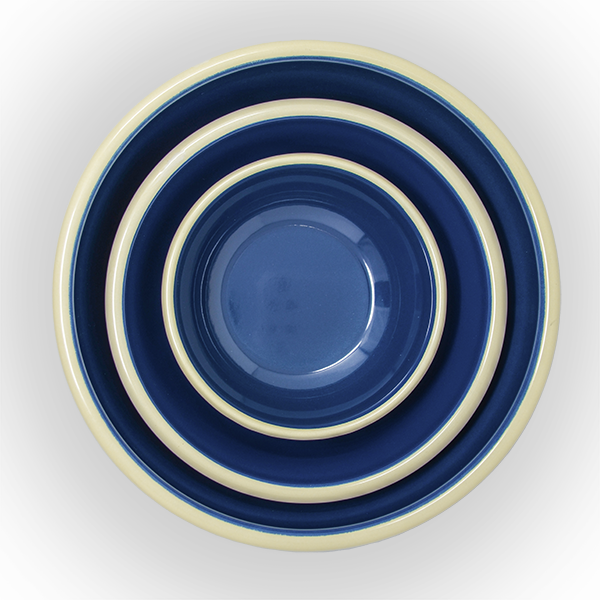 Futternapf aus Emaille "Balu" - Night Blue