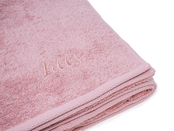 Hundehandtuch "Pink Berry" aus Bio-Baumwolle