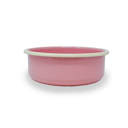 Futternapf aus Emaille "Nele" - Pink Berry